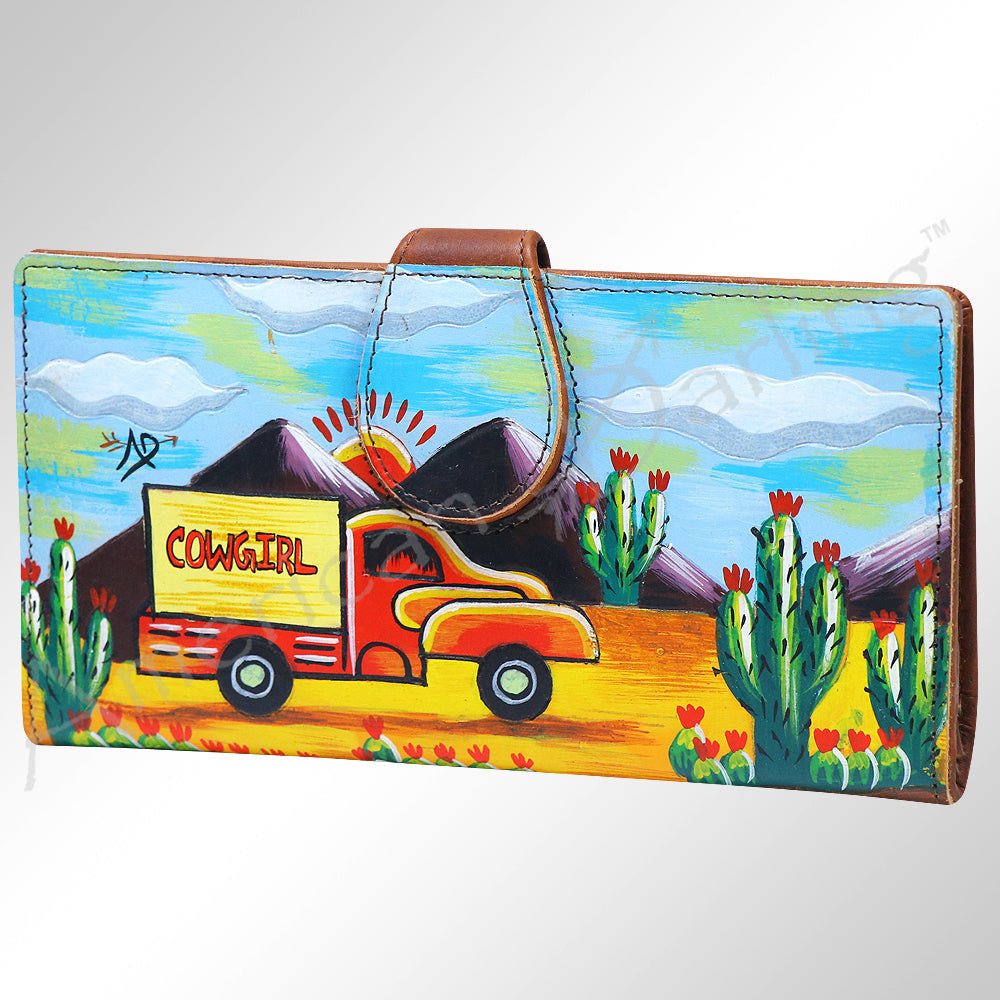 ADBGM113 Wallet Genuine Western Leather Women Bag Betsy