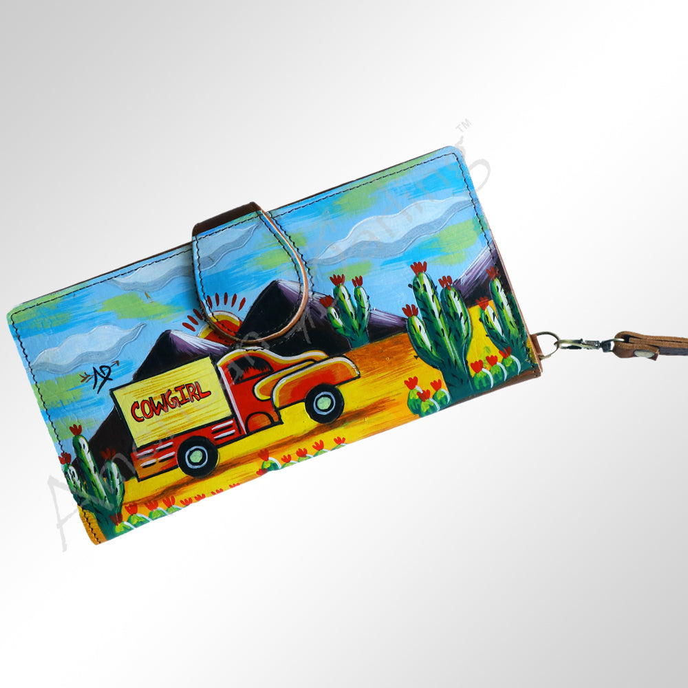 ADBGM113 Wallet Genuine Western Leather Women Bag Betsy