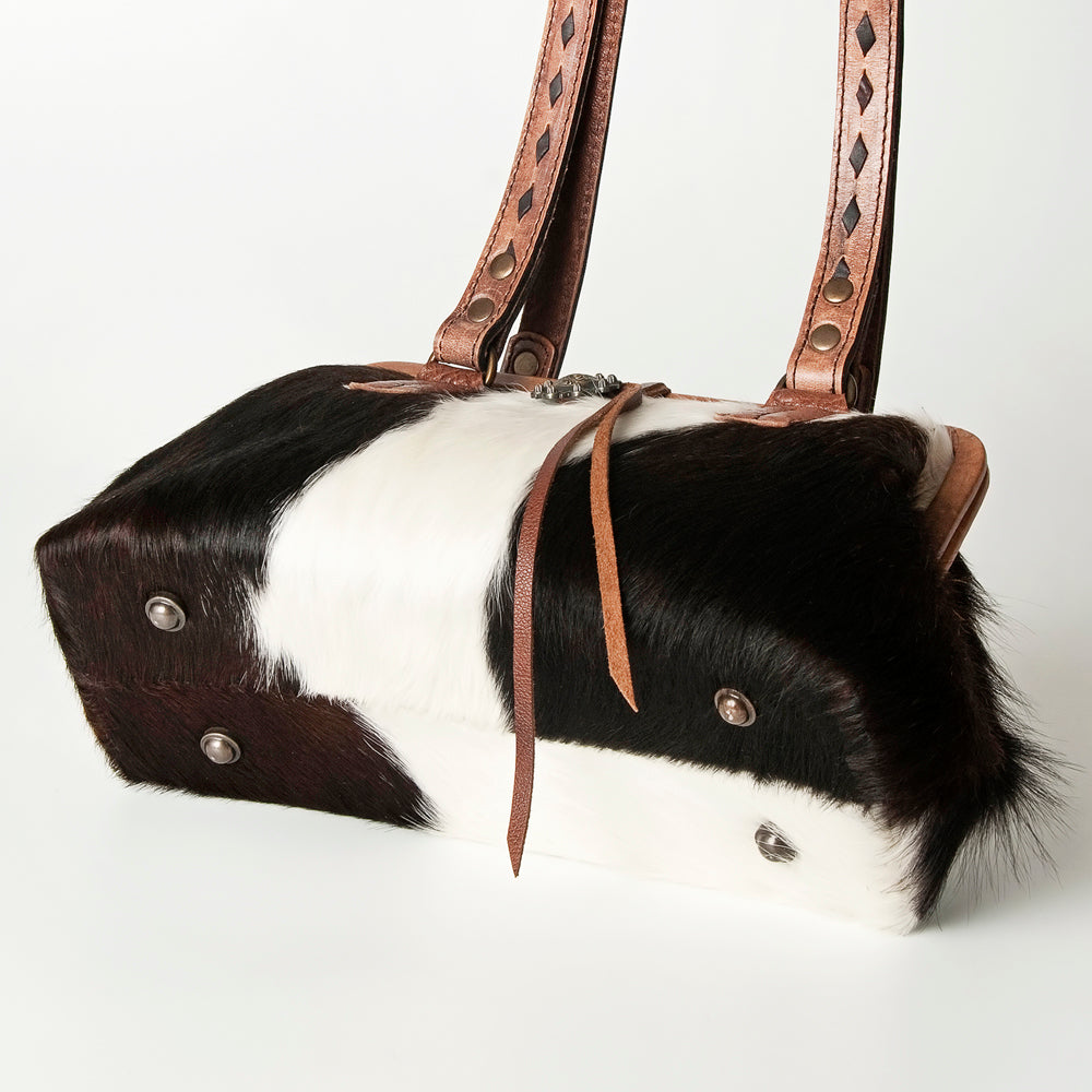 ADBG690 Clutch Hair On Genuine Leather Women Bag Western Handbag Purse