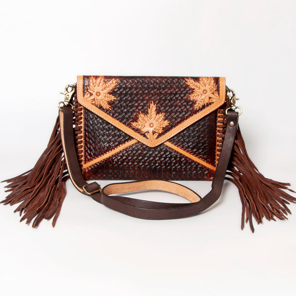 LC-ADBGA178 Envelope Genuine Western Leather Women Bag