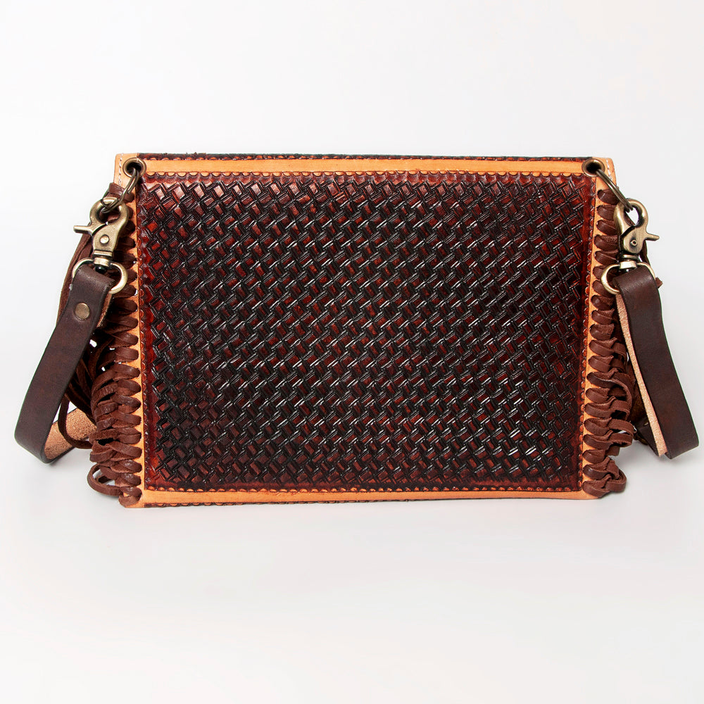 LC-ADBGA178 Envelope Genuine Western Leather Women Bag