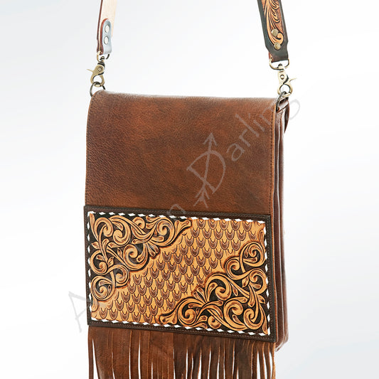 LC-ADBGA179 Messenger Genuine Western Leather Women Bag