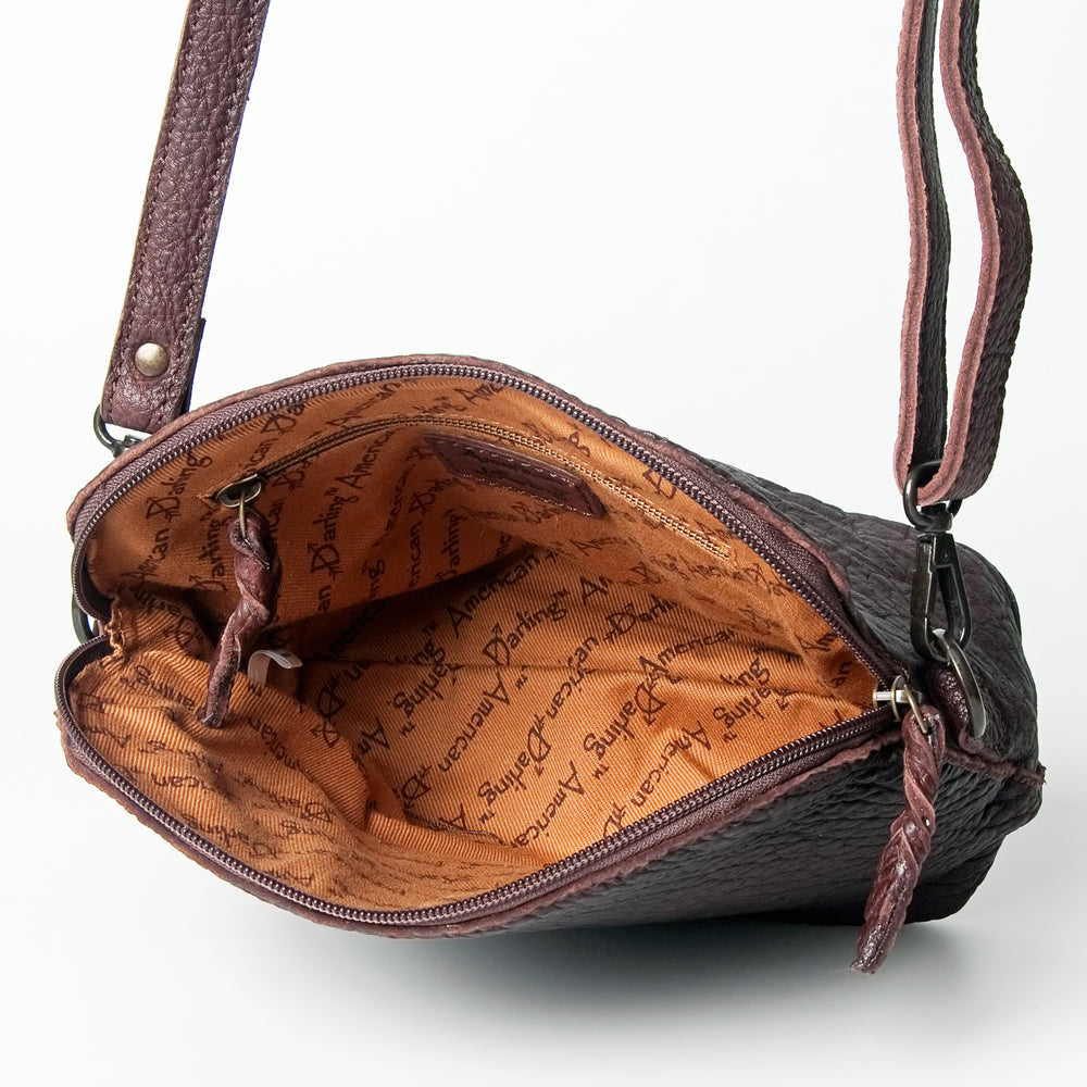 LC-ADBGZ383 Crossbody Genuine Leather Women Bag Western Handbag Purse