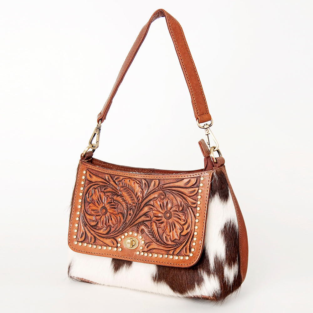 ADBGI177 Hobo Hair On Genuine Western Leather Women Bag