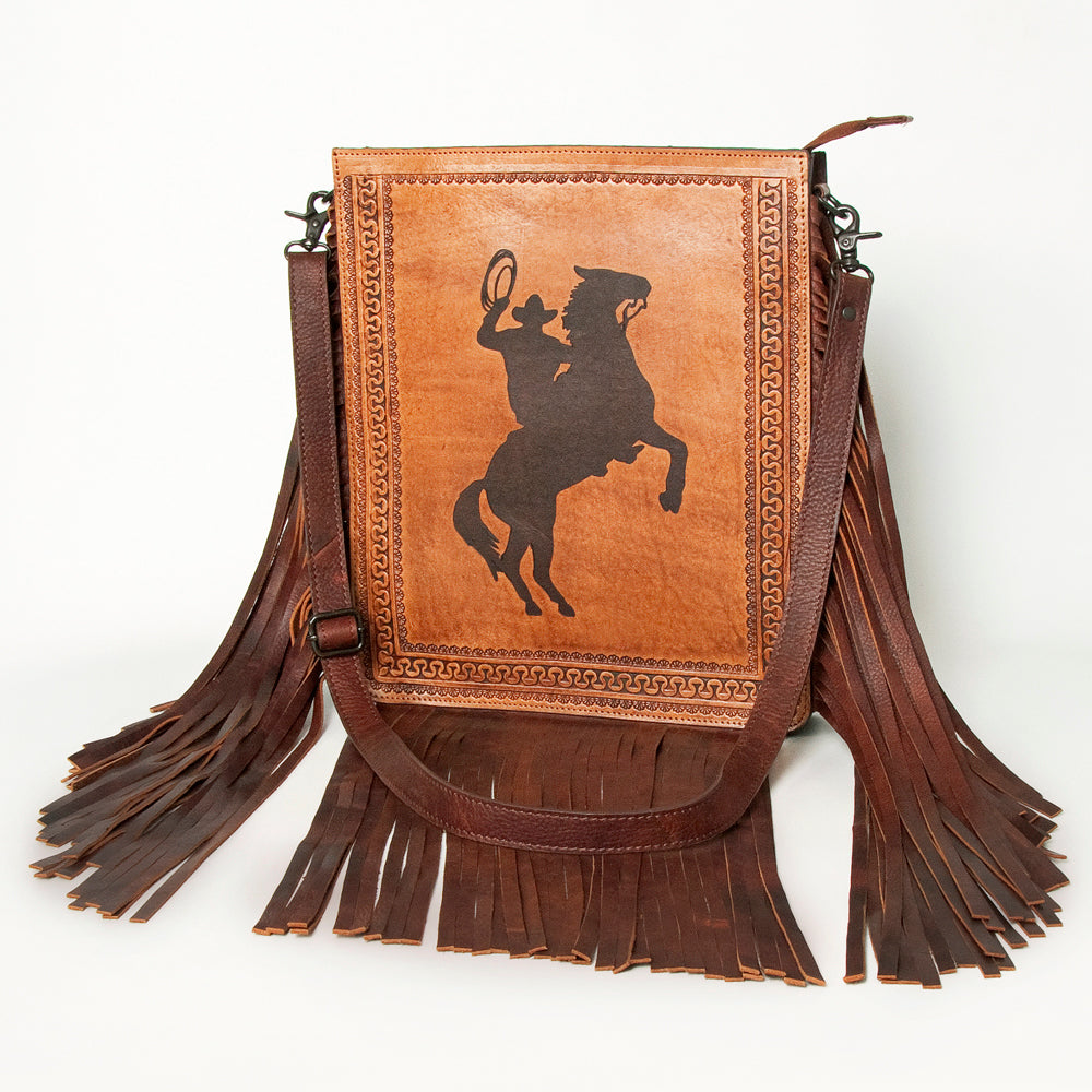 LC-ADBGZ388 Large Crossbody Genuine Western Leather Women Bag