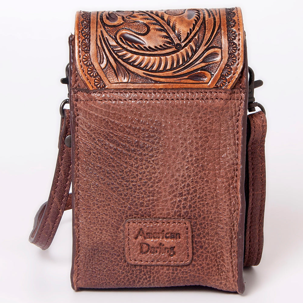 LC-ADBGZ326 Cellphone Holder Genuine Western Leather Women Bag