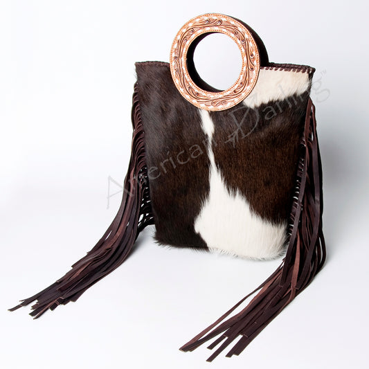 LC-ADBGZ332A Tote Hair on Genuine Western Leather Women Bag