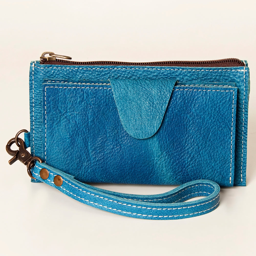 ADBG811 American Darling Handcrafted Leather Wristlet bag - Premium Full Grain Western Purse