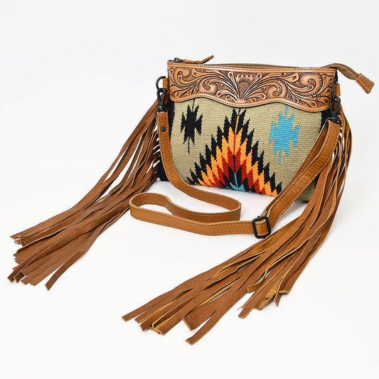 LC-ADBGZ184L  Crossbody Genuine Western Leather Women Bag Becca