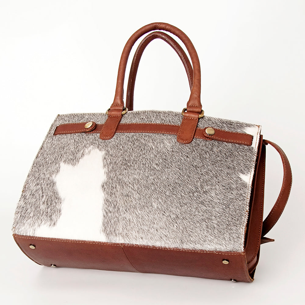 LC-ADBGI191 Tote Hair On Genuine Western Leather Women Bag