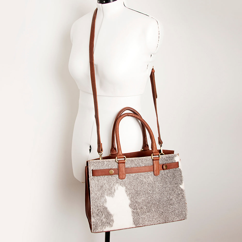 LC-ADBGI191 Tote Hair On Genuine Western Leather Women Bag