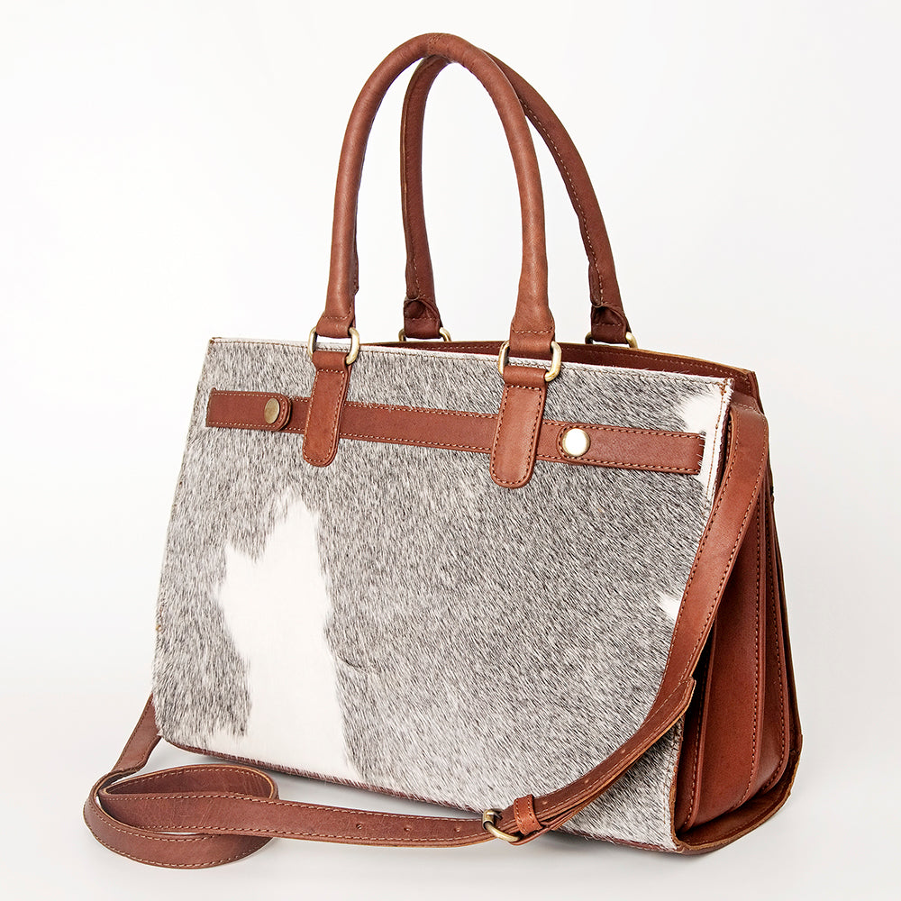 LC-ADBGI191 Tote Hair On Genuine Western Leather Women Bag