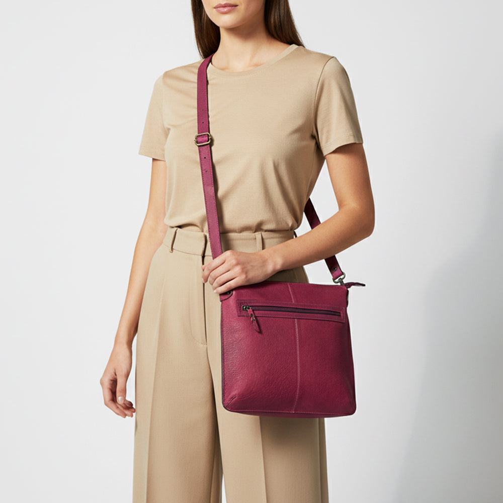 LC-ADBGZ406 Messenger Genuine Western Leather Women Bag