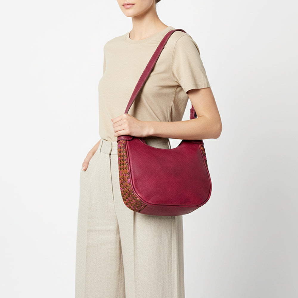 LC-ADBGZ419 Hobo Genuine Western Leather Women Bag