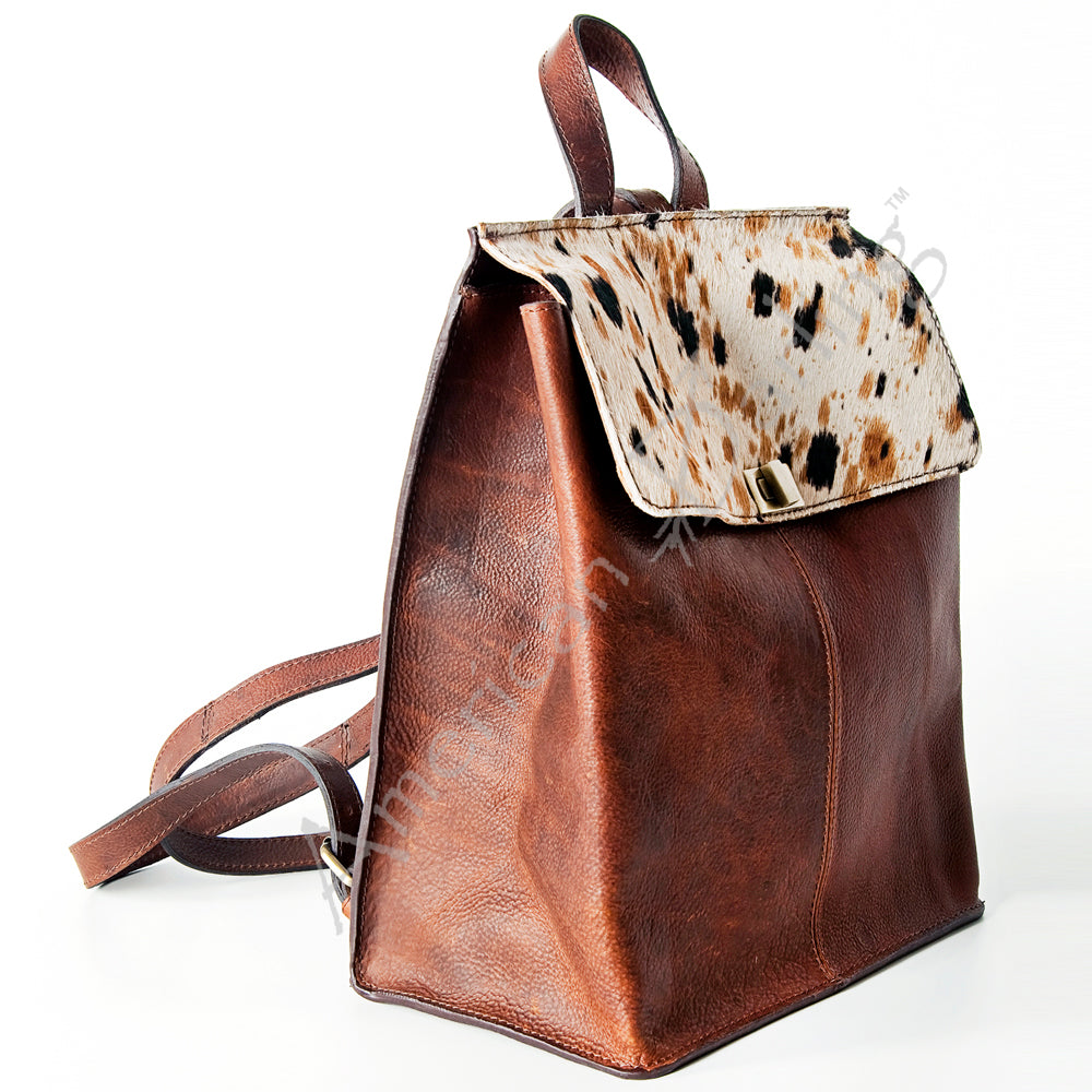 LC-ADBGZ425 Backpack Hair On Genuine Western Leather Women Bag