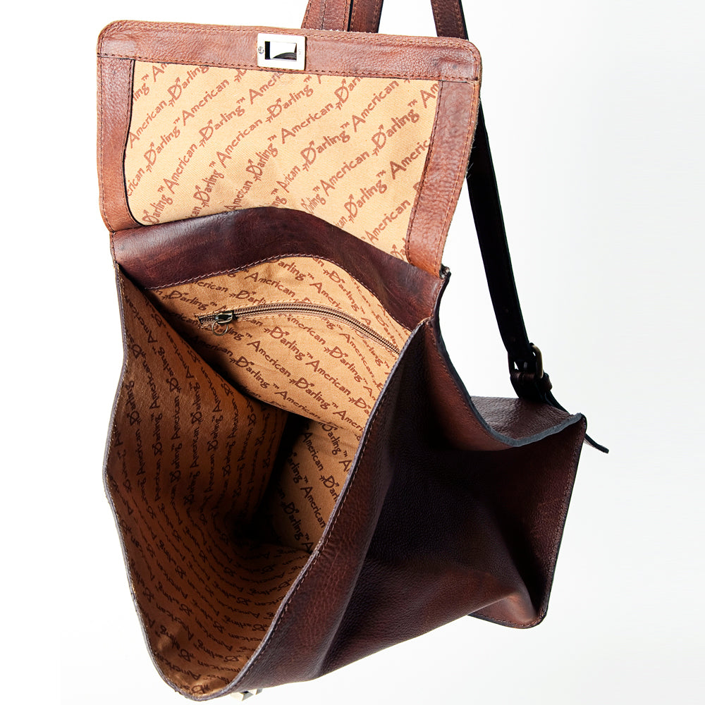 LC-ADBGZ425 Backpack Hair On Genuine Western Leather Women Bag