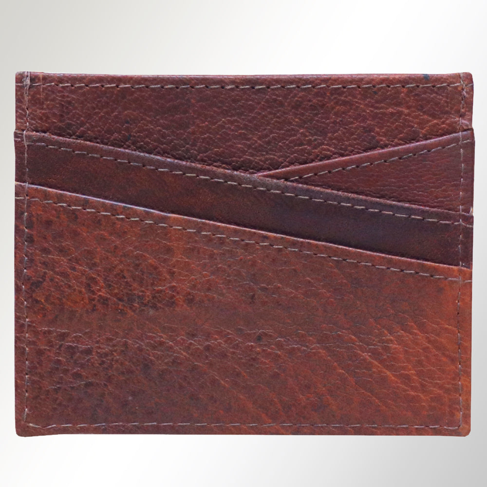 ADCCM102 Slim Leather Card Holder - Minimalist Wallet for Everyday Carry