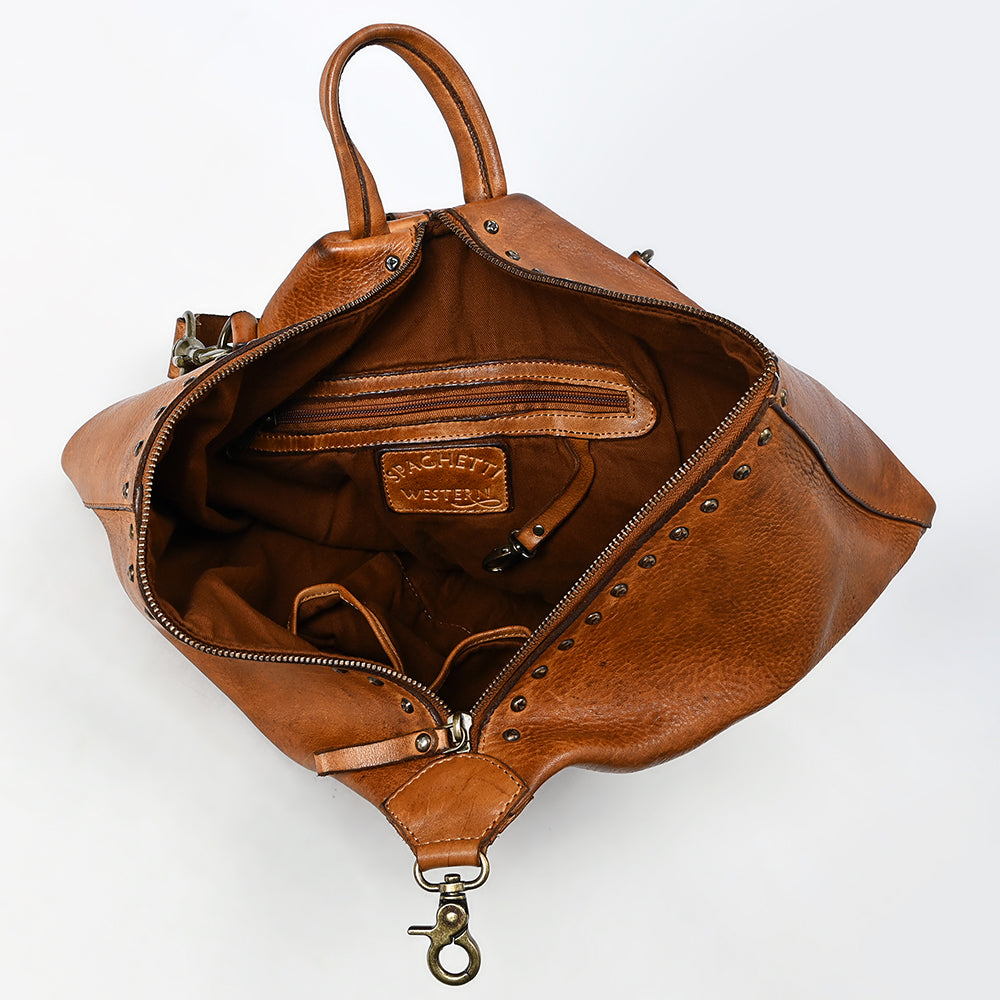 SWC194TAN Crossbody Genuine Leather women bag western Bag