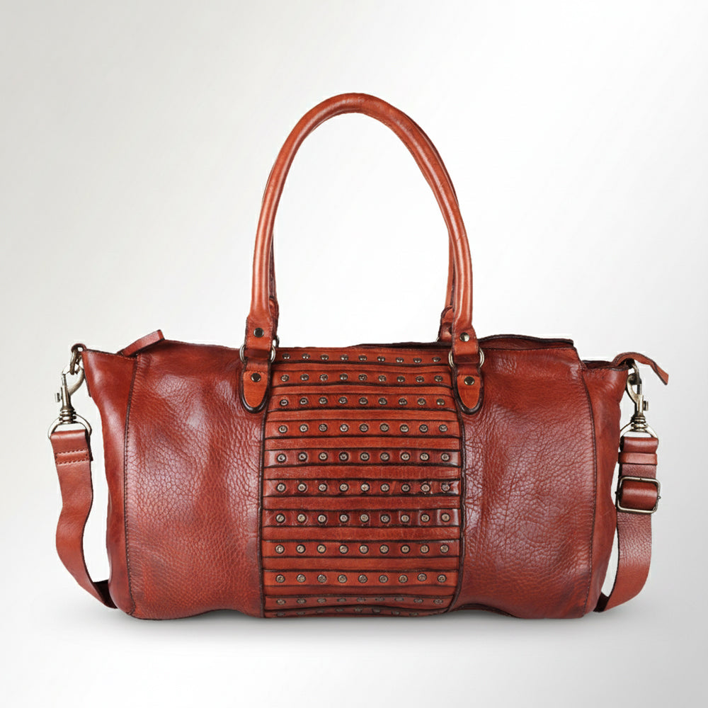 SWC185 Caurina - Grain Leather Tote Bag
