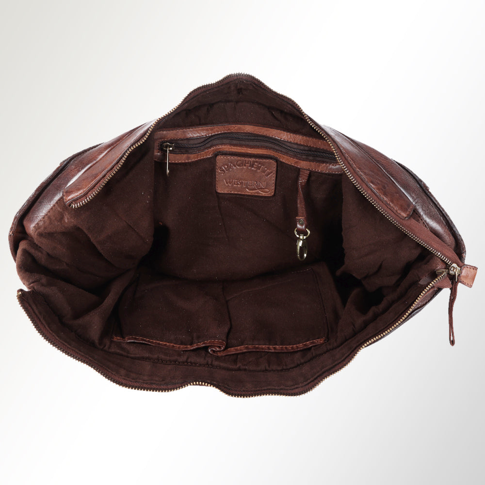 SWC186BRN Tote Genuine Leather women bag western Bag