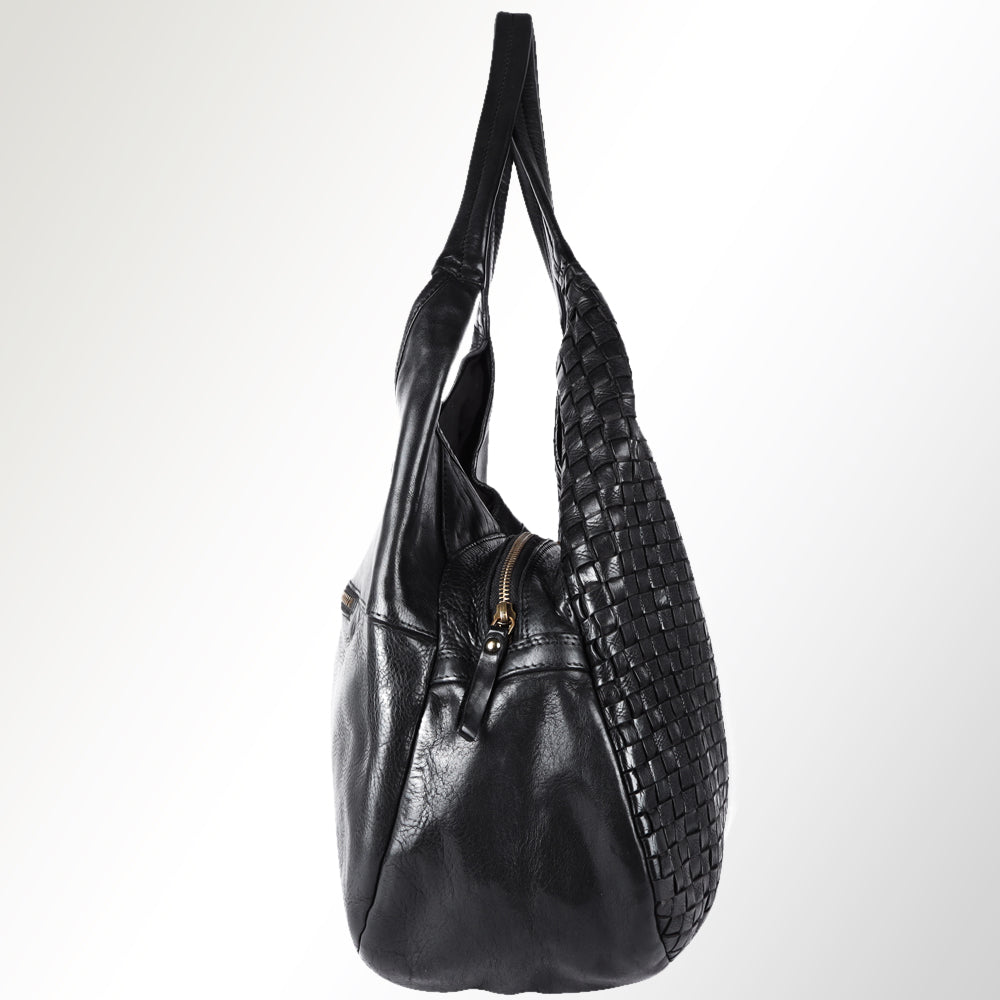 SWC189BLK Hobo Genuine Leather women bag western Bag