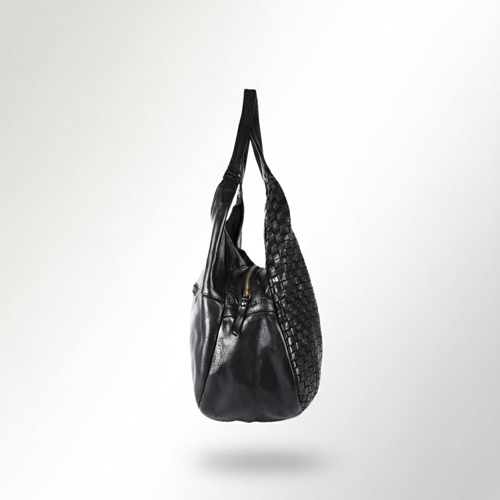 SWC189 Venturo - Basket Weave Hobo Bag