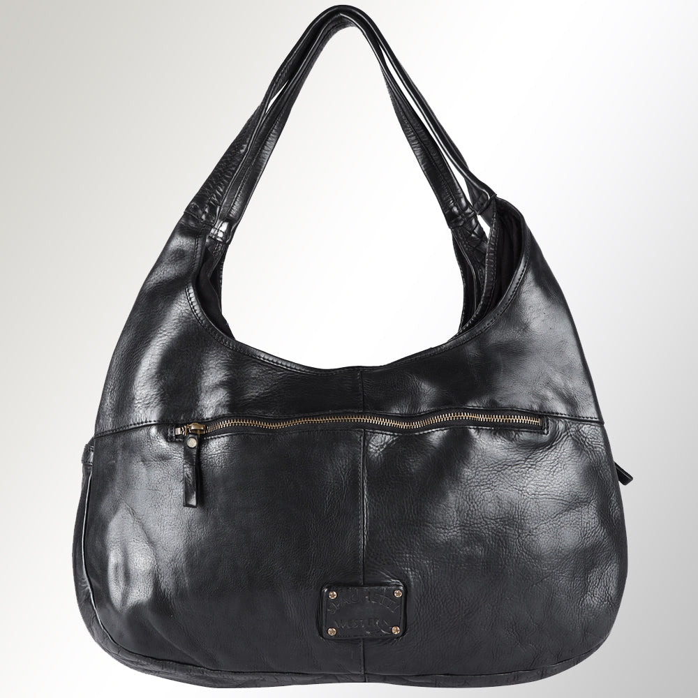 SWC189BLK Hobo Genuine Leather women bag western Bag