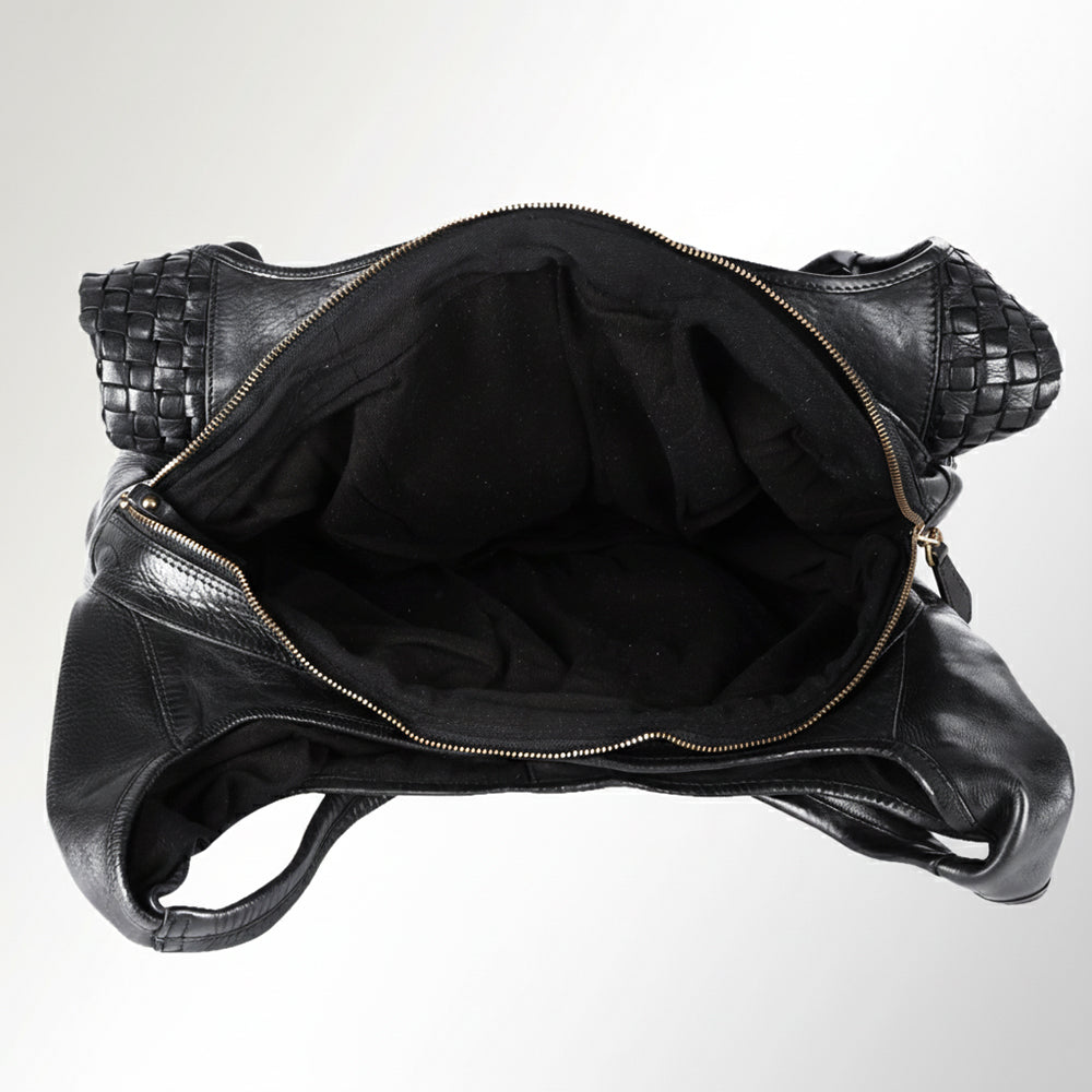 SWC189 Venturo - Basket Weave Hobo Bag