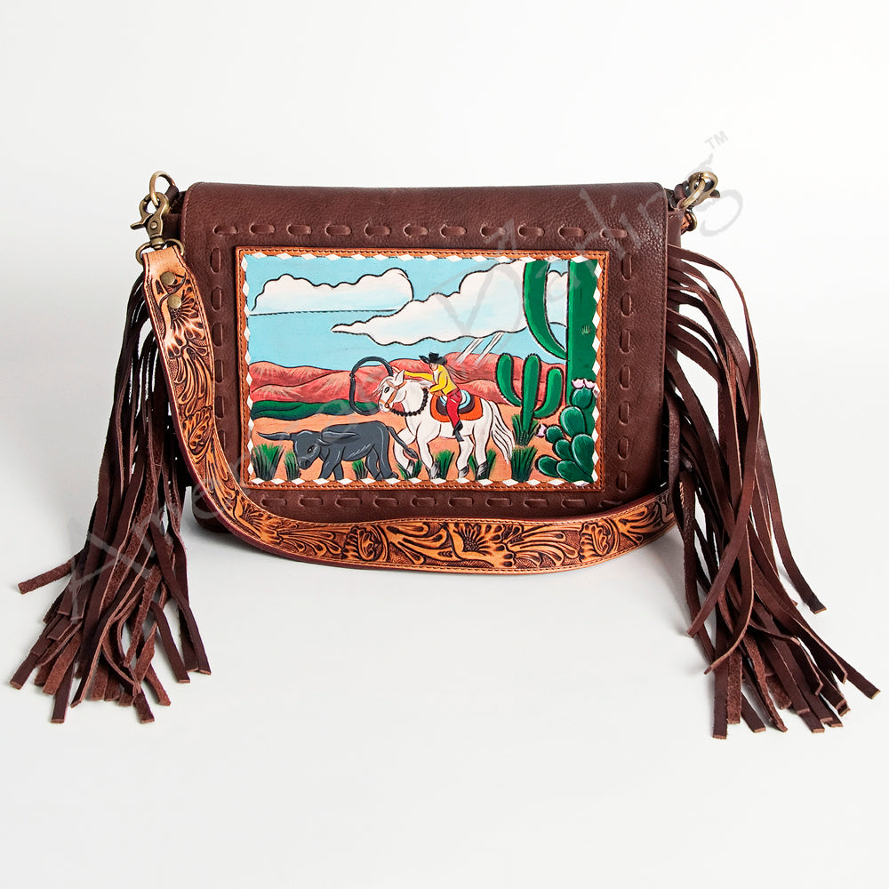 LC-ADBGA204 Crossbody Genuine Western Leather Women Bag