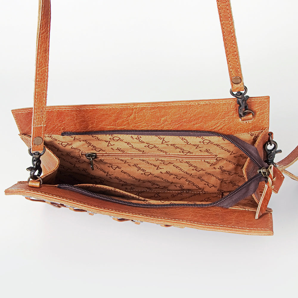 GIBGX245 Wristlet Genuine Leather Women Bag Western Handbag Purse