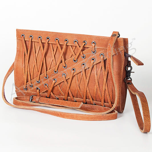 GIBGX245 Wristlet Genuine Leather Women Bag Western Handbag Purse