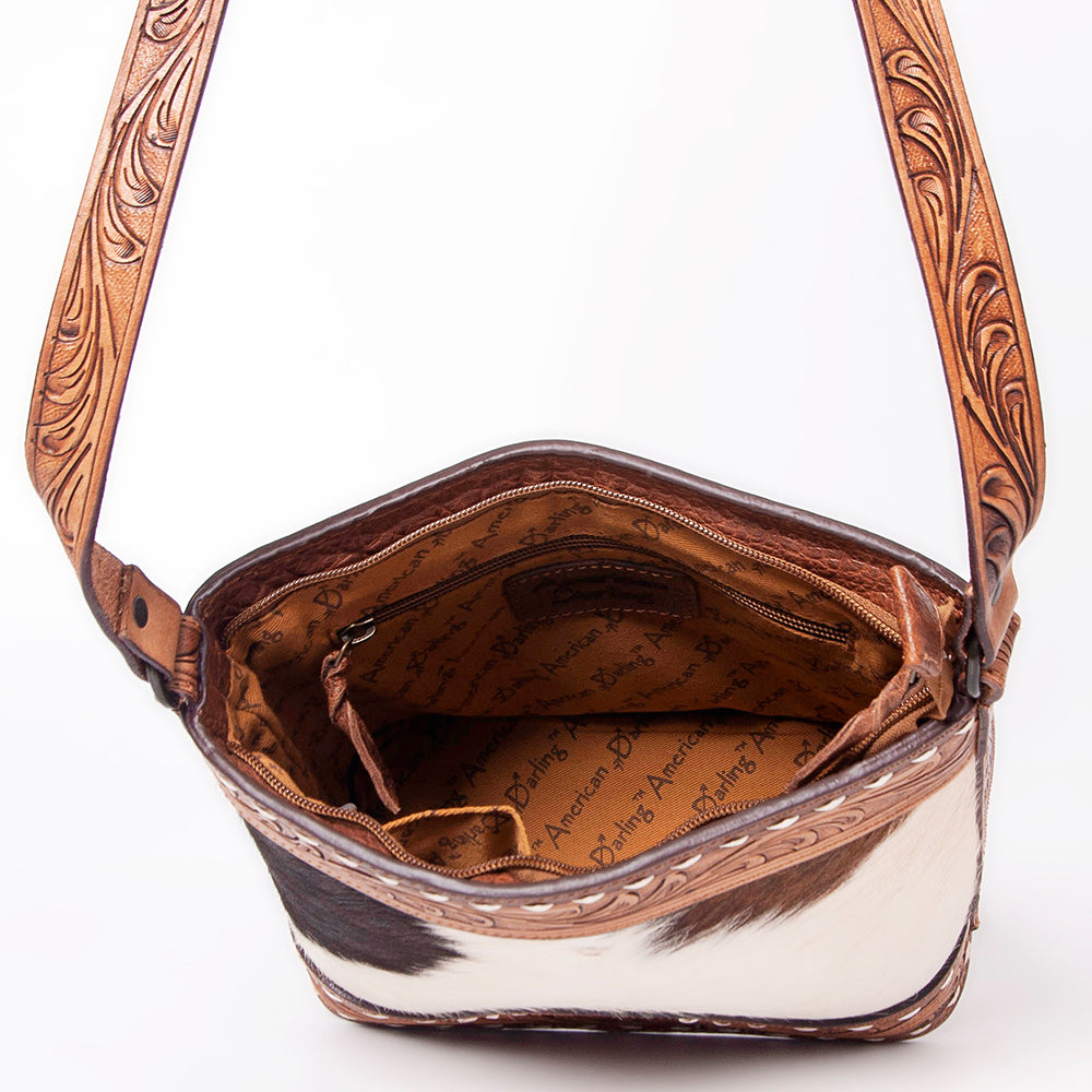 LC-ADBGZ451 Cowhide & Tooled Leather Western Tote Bag - American Darling