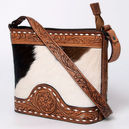 LC-ADBGZ451 Cowhide & Tooled Leather Western Tote Bag - American Darling