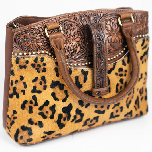 ADBGI180 Tote Hair On Genuine Western Leather Women Bag