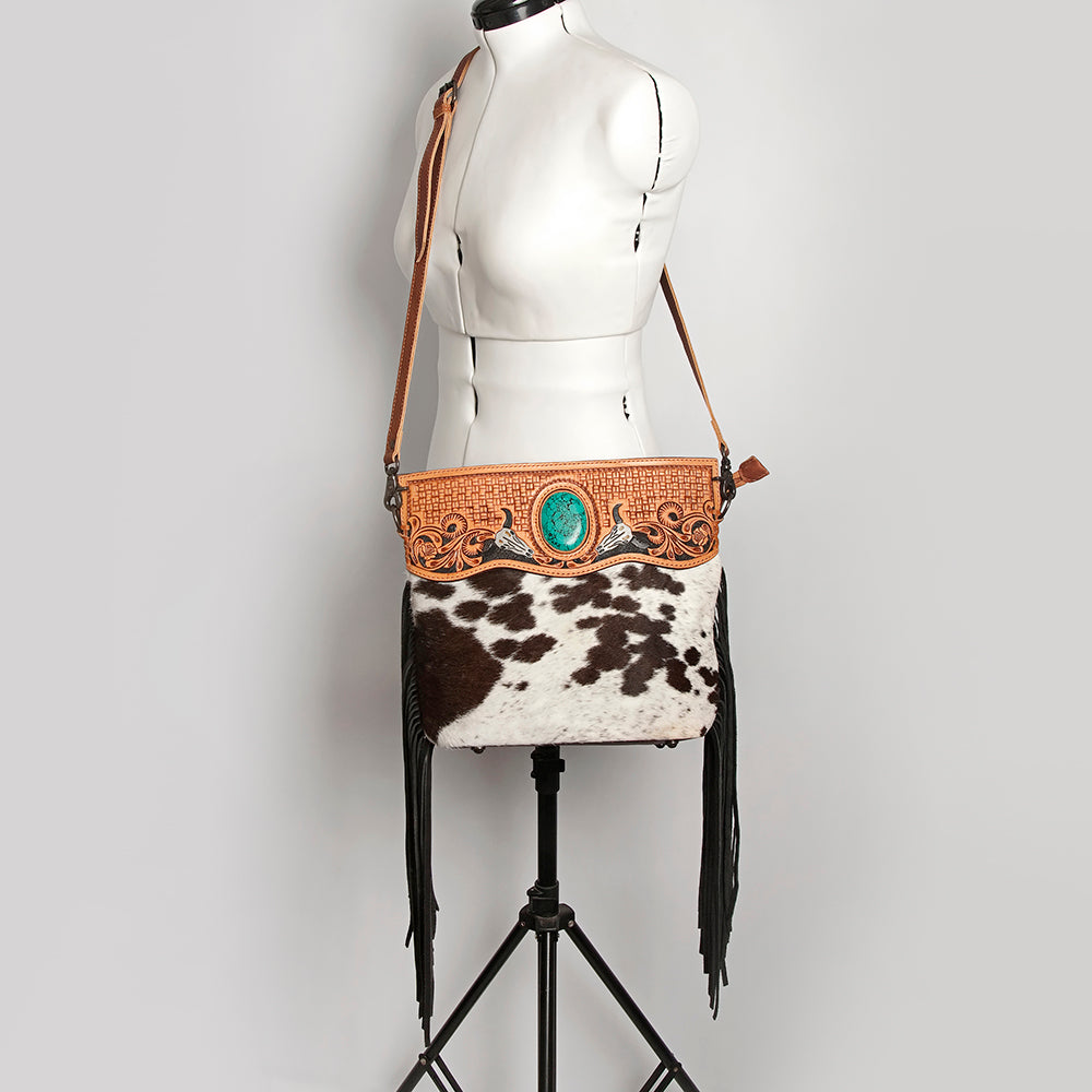 ADBGS146 Crossbody Genuine Western Leather Women Bag Caddy