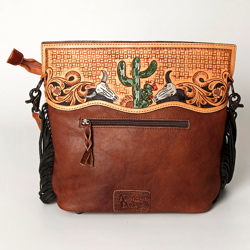 ADBGS146 Crossbody Genuine Western Leather Women Bag Caddy