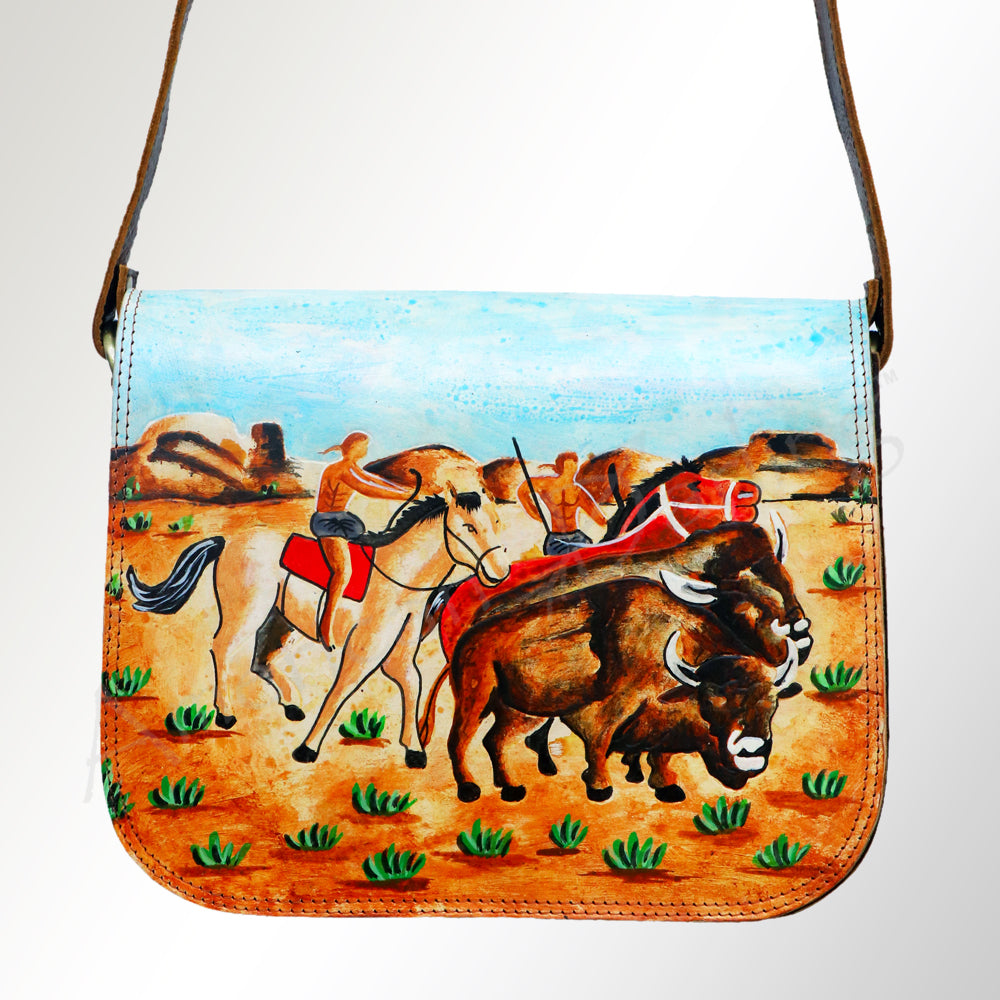 ADBGM191 Messenger Genuine Western Leather Women Bag