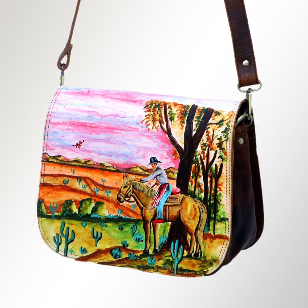 ADBGM191 Messenger Genuine Western Leather Women Bag