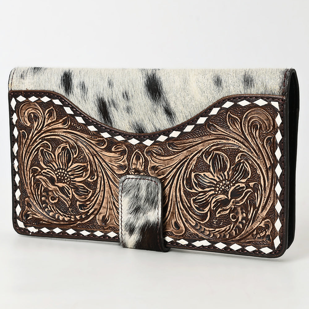 LC-ADBGZ397 Wallet Hair On Genuine Western Leather Women Bag