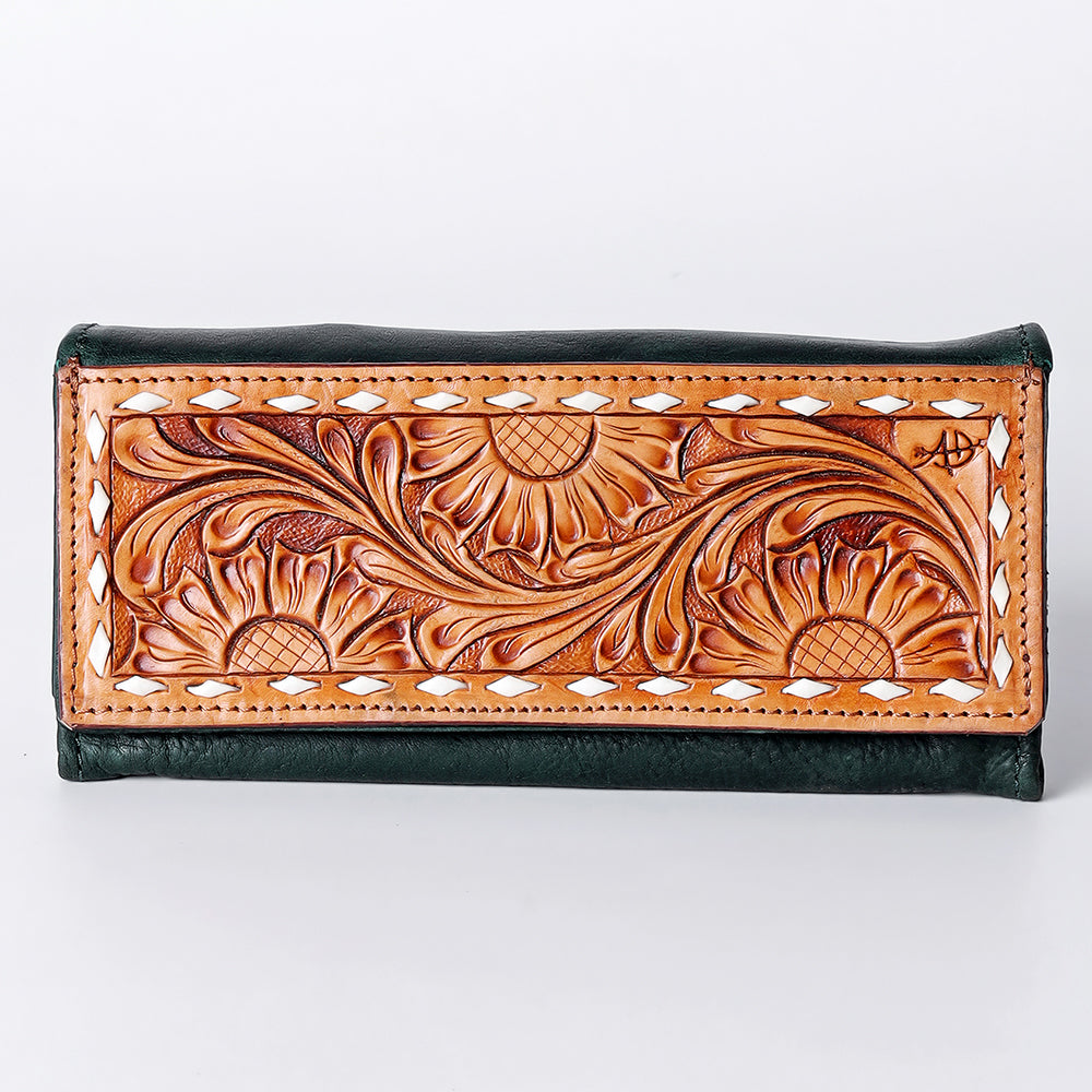 LC-ADBGZ404D Wallet Genuine Western Leather Women Bag