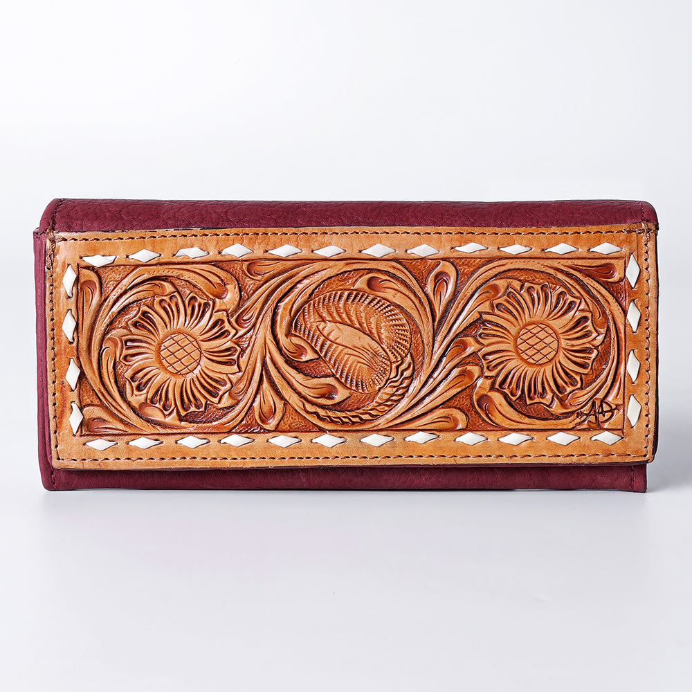 LC-ADBGZ404F Wallet Genuine Western Leather Women Bag