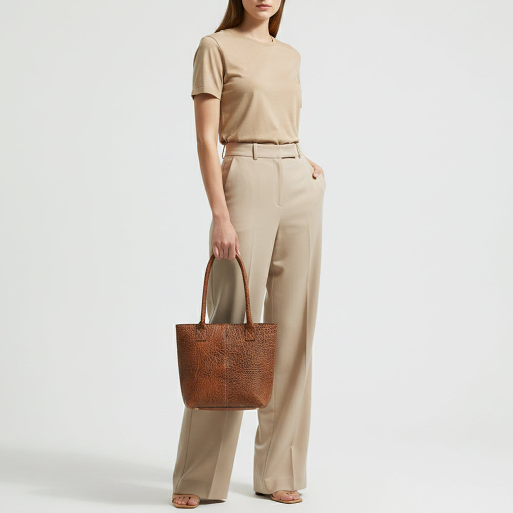 LC-ADBGZ405A Tote Genuine Western Leather Women Bag