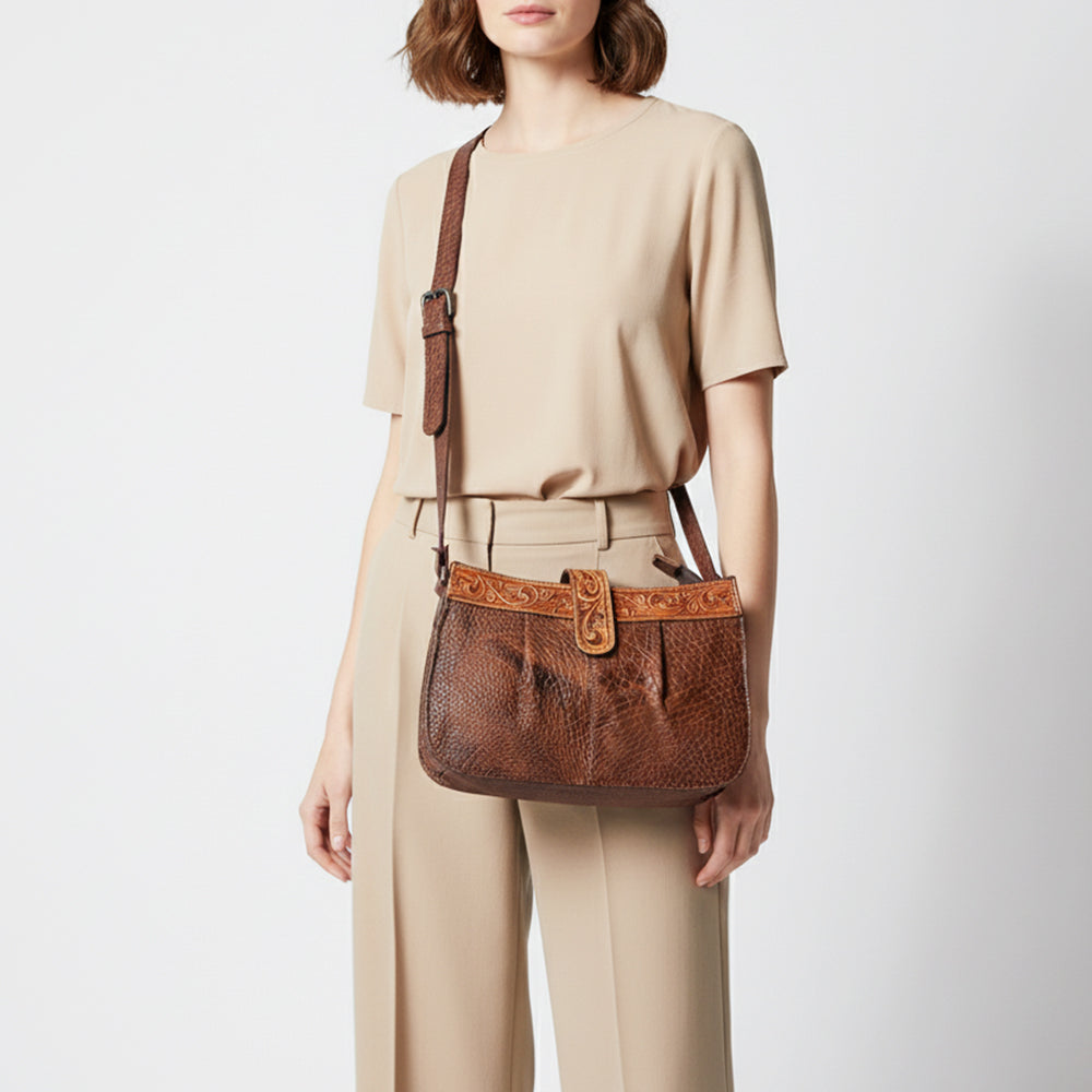 LC-ADBGZ426C Hobo Genuine Western Leather Women Bag