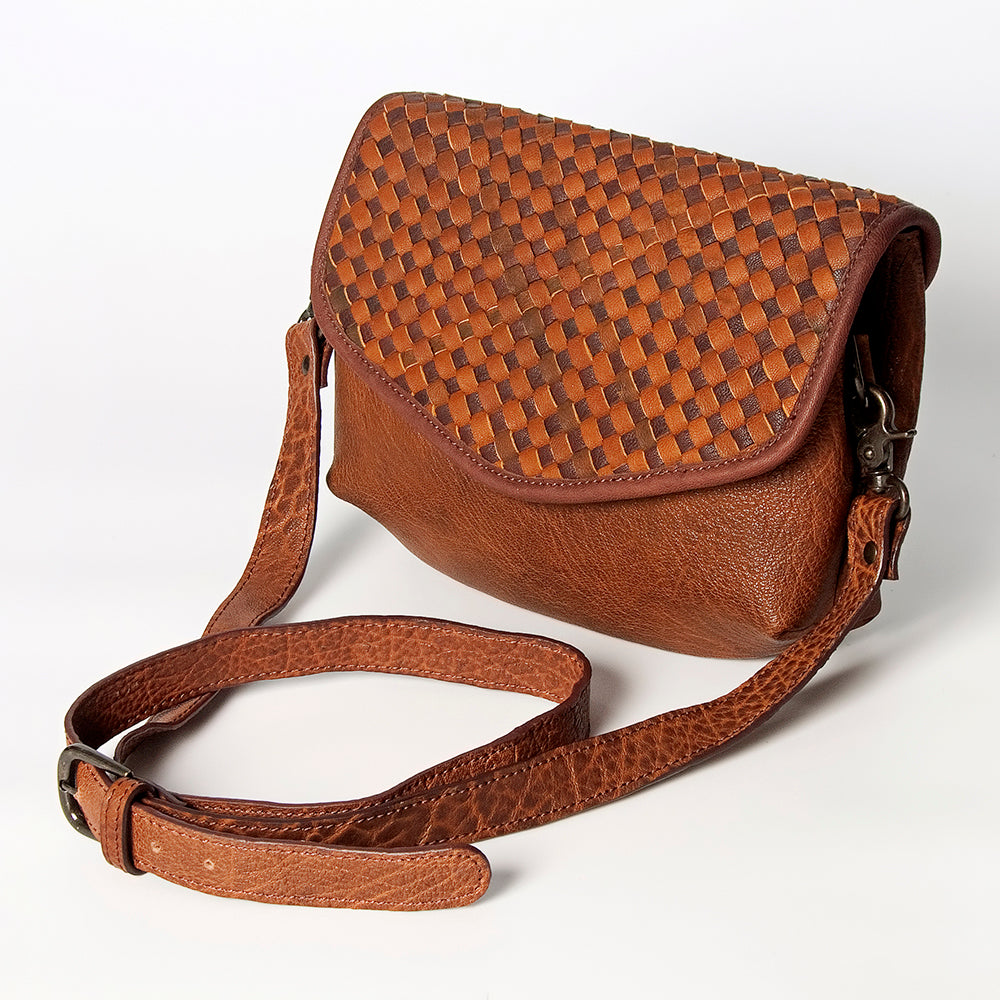 LC-ADBGZ432A Crossbody Genuine Western Leather Women Bag Sage