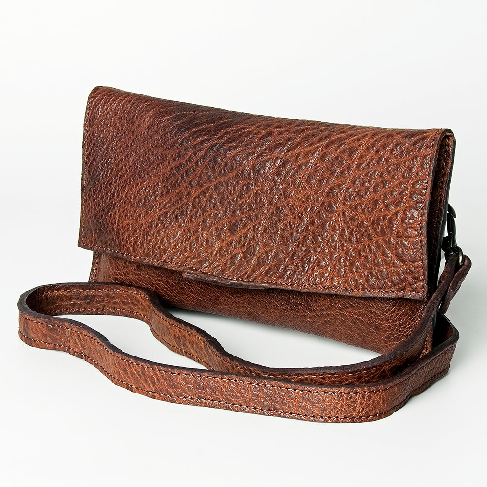 LC-ADBGZ442A Wristlet Genuine Western Leather Women Bag