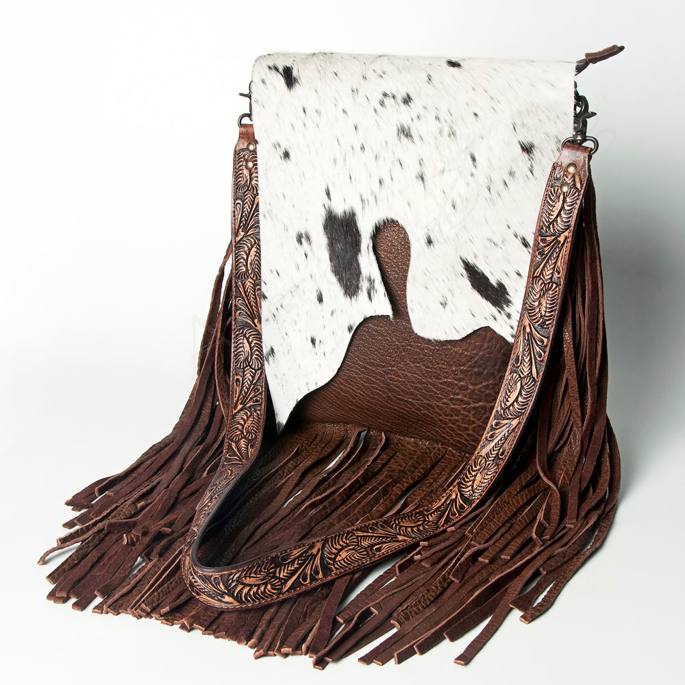LC-ADBGZ137 Messenger Hair-on Genuine Western Leather Women Bag