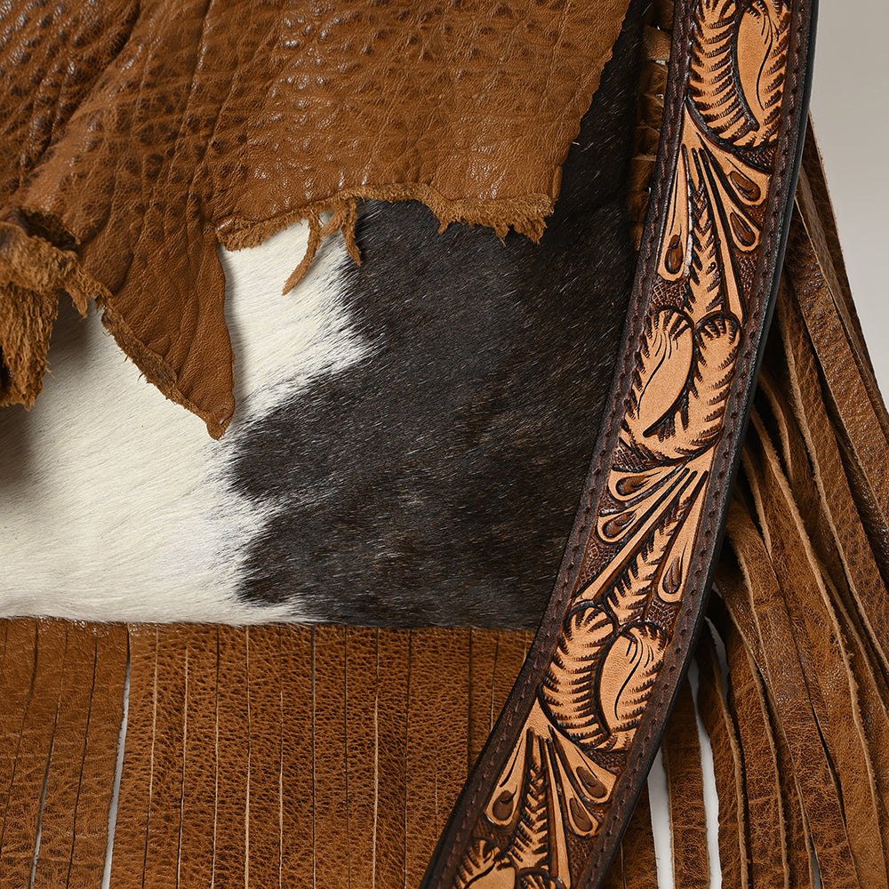 LC-ADBGZ137B Messenger Genuine Western Leather Women Bag Becca