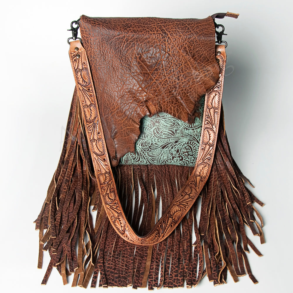 LC-ADBGZ143A Messenger Hair On Genuine Western Leather Women Bag