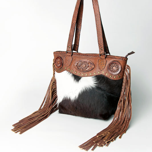 LC-ADBGZ396C Tote Hair On Genuine Western Leather Women Bag
