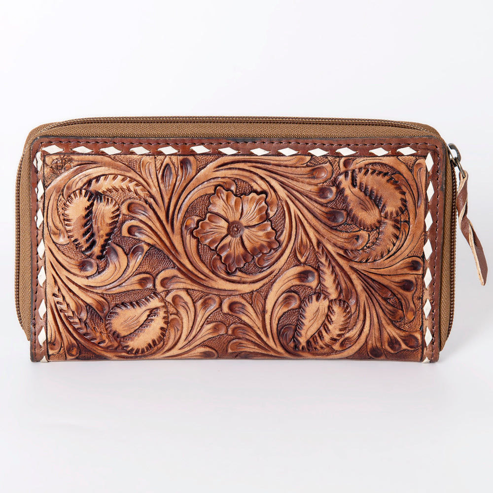 LC-ADBGZ447A Wallet Genuine Western Leather Women Bag
